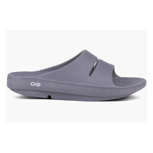 OOahh Slide Sandals in Slate Color by OOFOS